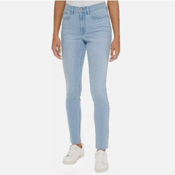 Calvin Klein Jeans Women High Rise Skinny Jean Light Blue (Marina) - Picture 1 of 4